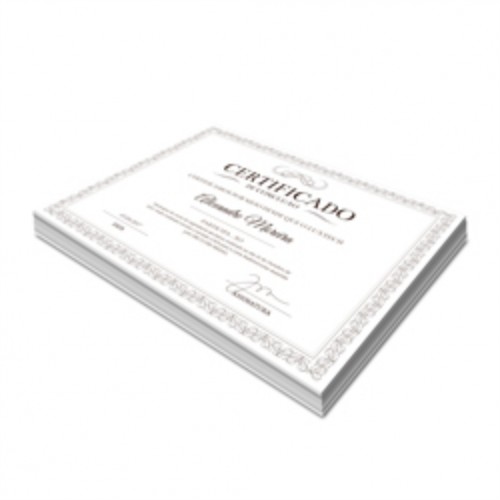 Certificado Offset 240g | 4/0