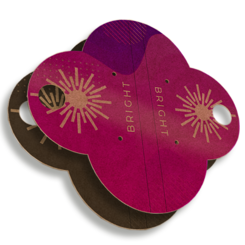 Cartela Papel Especial | 95x85mm | 4/1 | UV 1/0